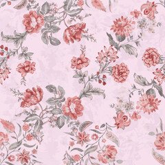 floral flower allover print design