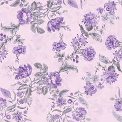 floral flower allover print design