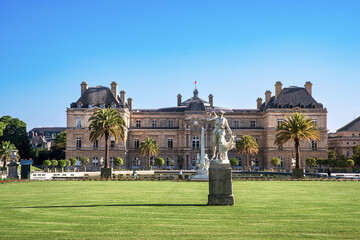 Senate Palace in the Luxembourg Gardens, Paris, France