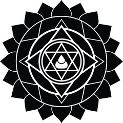 mandala flower pattern