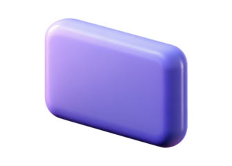 Soft Edge Rectangle Button With Shadow