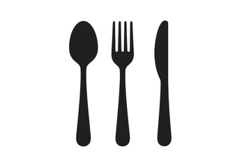 Spoon, Fork, and Knife Vector Illustration Set on Transparent Background, Kitchen Utensils PNG and Vector Clipart for Cooking, Dining, and Cutlery Design