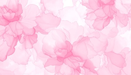 Delicate pink floral abstract background