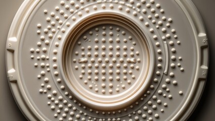 Textured Underside of a Plastic Storage Lid background