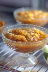 Traditional Indonesian shredded fruit salad called 