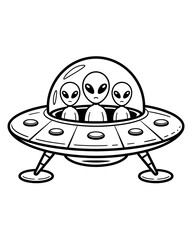 cartoon ufo alien © ARIFUL ISLAM