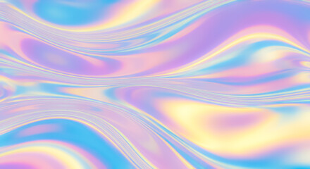 Obraz premium Abstract Holographic Gradient Waves Fluid Background