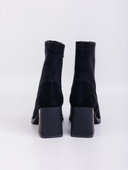 Stylish Black Suede Ankle Boots with Chunky Heel for Womens Fashion These versatile and fashionable footwear options are perfect for any occasion, whether its casual or more formal events