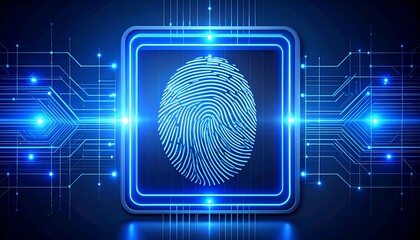 Digital Fingerprint Scan
