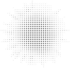 Geometric starburst pattern of black triangles on white background