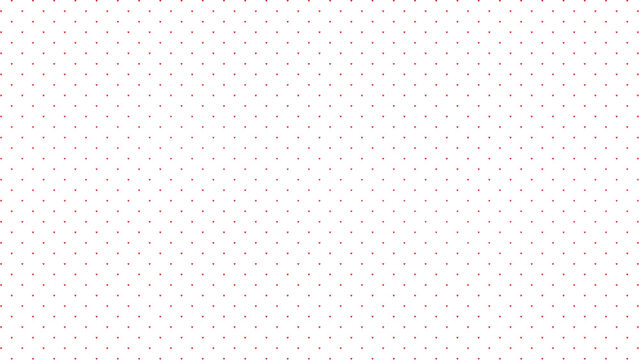 A seamless pattern of tiny red triangles evenly distributed on a clean white background