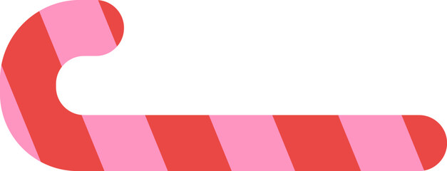 Christmas minimalist geometric element sugar cane