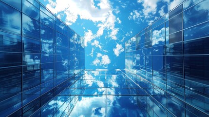 AI cloud data center powered by solar panels