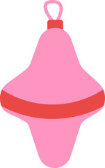 Christmas minimalist geometric element tree toy