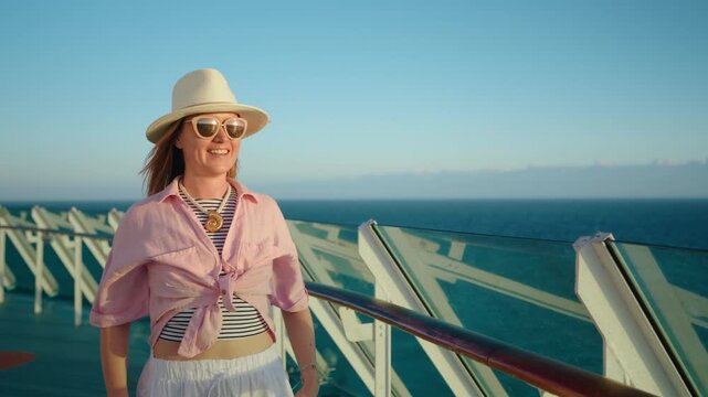 Take in the breathtaking views and savor those relaxed moments as you embark on a vibrant cruise journey through the USA, all while donning stylish attire and basking under the glorious sunshine