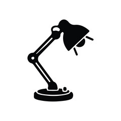 table lamp isolated on white background