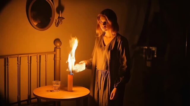 Secrets Burned in Candlelight
