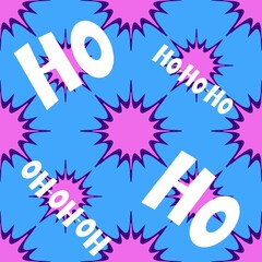 Winter seamless pattern Christmas laugh for textiles and linens