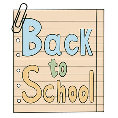 Illustration back to school