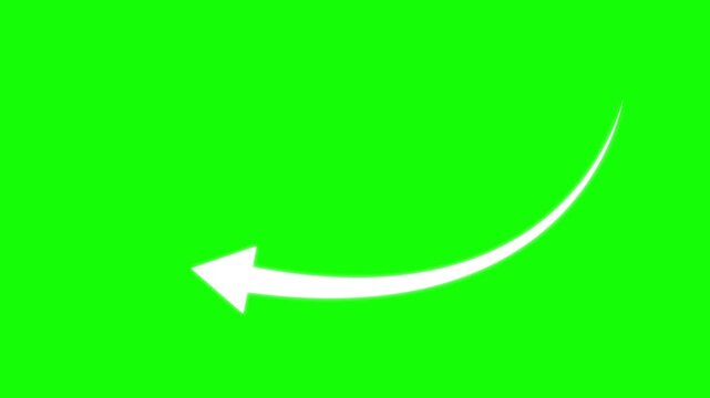 arrow down business graph icon animation. business chart concept. A down business graph icon displays a glowing, downward-sloping line or bar chart animation.