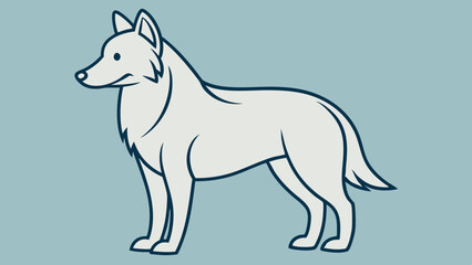 Fototapeta premium Stylized vector illustration of a dog for pet care businesses and animal-related branding
