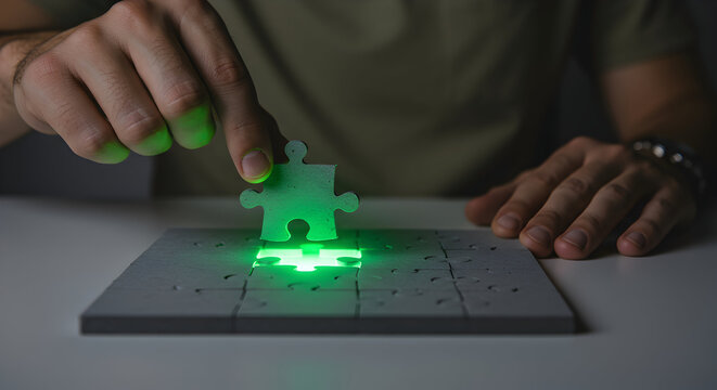 Completing the glowing puzzle: finding the perfect solution together