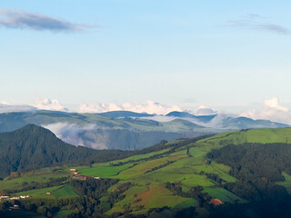 Obraz premium Mountain landscape of Sao Miguel island. Azores archipelago.