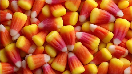 Chic colorful candy corn for halloween backdrop  
