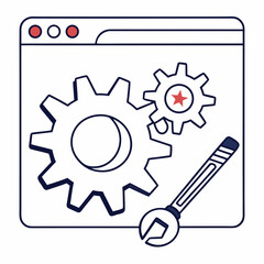 vector gear icon
