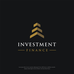 creative financial investment abstract logo template design.Logo for business corporate identity.
