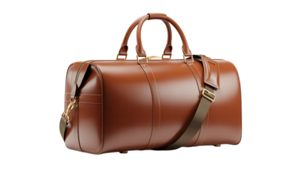 Luxurious Brown Leather Weekender Travel Bag Perfect for Stylish Weekends and Short Trips
