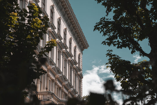 Architecture in Vienna, Austria. Beautiful historic building design European city travel