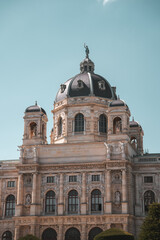 Architecture in Vienna, Austria. Beautiful historic building design European city travel