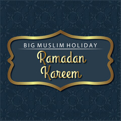 Elegant ramadan kareem decorative background