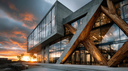 Fototapeta premium office building