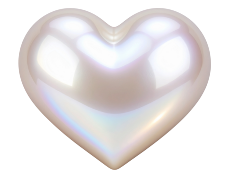 heart shaped glass sphere