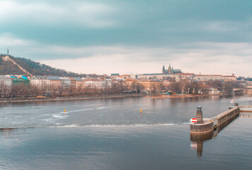 Naklejka premium view of prague, czech republic 