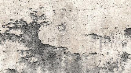 Peeling paint on old wall with rough texture and weathered surface
