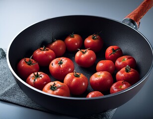 tomatoes in a pan