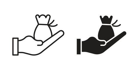 Inheritance law icon symbol concept. Icons for web and mobile.