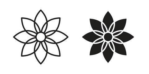 Hypericum icon symbol concept. Icons for web and mobile.