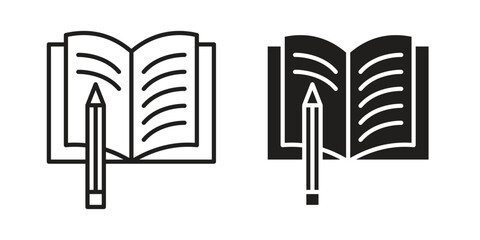 Homework icon symbol concept. Icons for web and mobile.