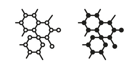 Fototapeta premium Graphene icon symbol concept. Icons for web and mobile.