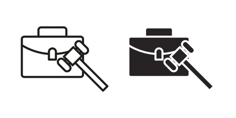 employment law icon symbol concept. Icons for web and mobile.