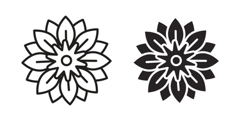 Daffodil icon symbol concept. Icons for web and mobile.
