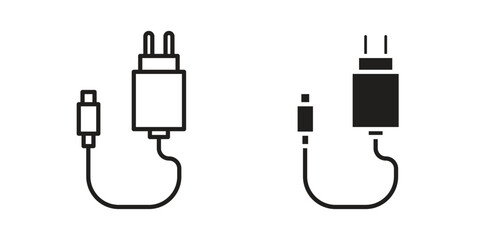 Charger icon symbol concept. Icons for web and mobile.