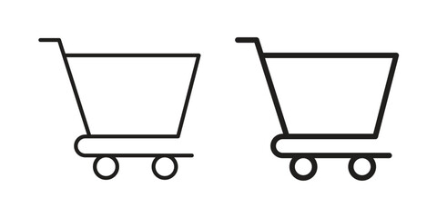 Cart icon symbol concept. Icons for web and mobile.