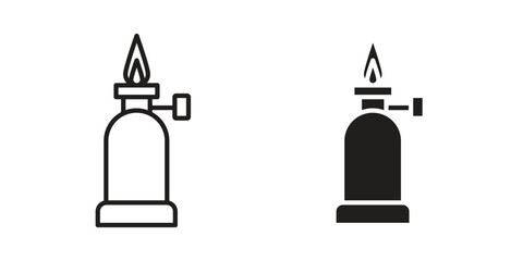 Camping gas icon symbol concept. Icons for web and mobile.