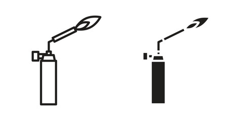 Blowtorch icon symbol concept. Icons for web and mobile.