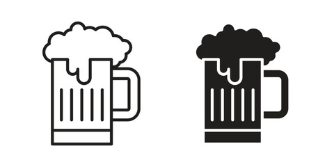 Beer icon symbol concept. Icons for web and mobile.